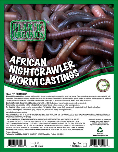 African Nightcrawler Worm Castings