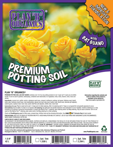 Premium Potting Soil with Bat Guano